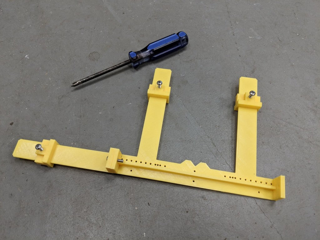 Jig for cabinet handle placement