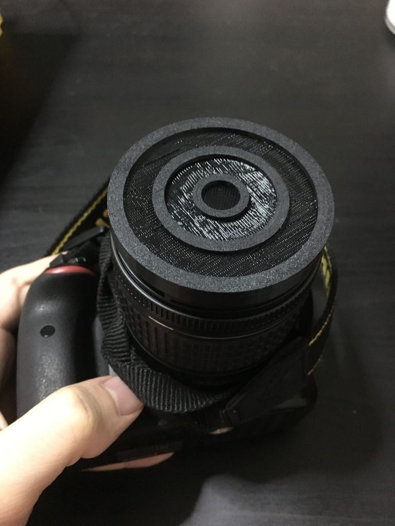 Camera lens cap for 55mm lens