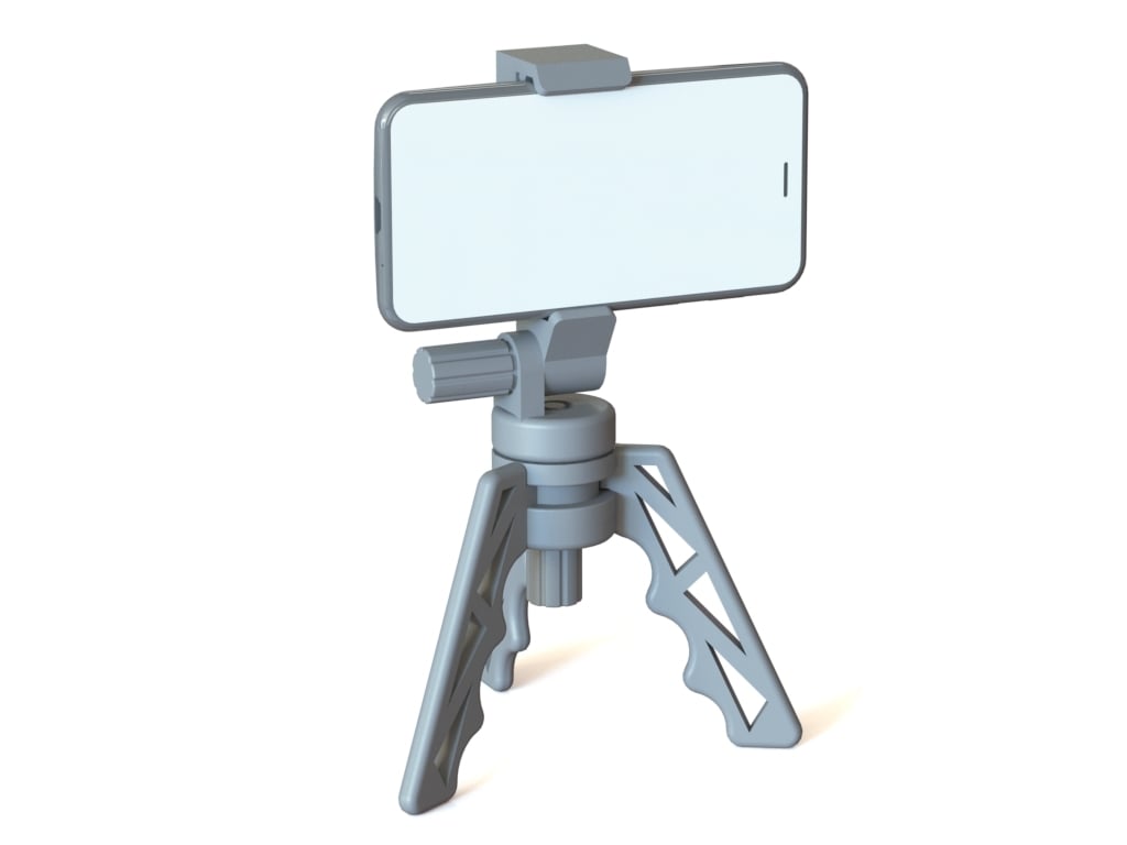 Tripod Folding Version 2 for Camera, Gopro and Smartphone