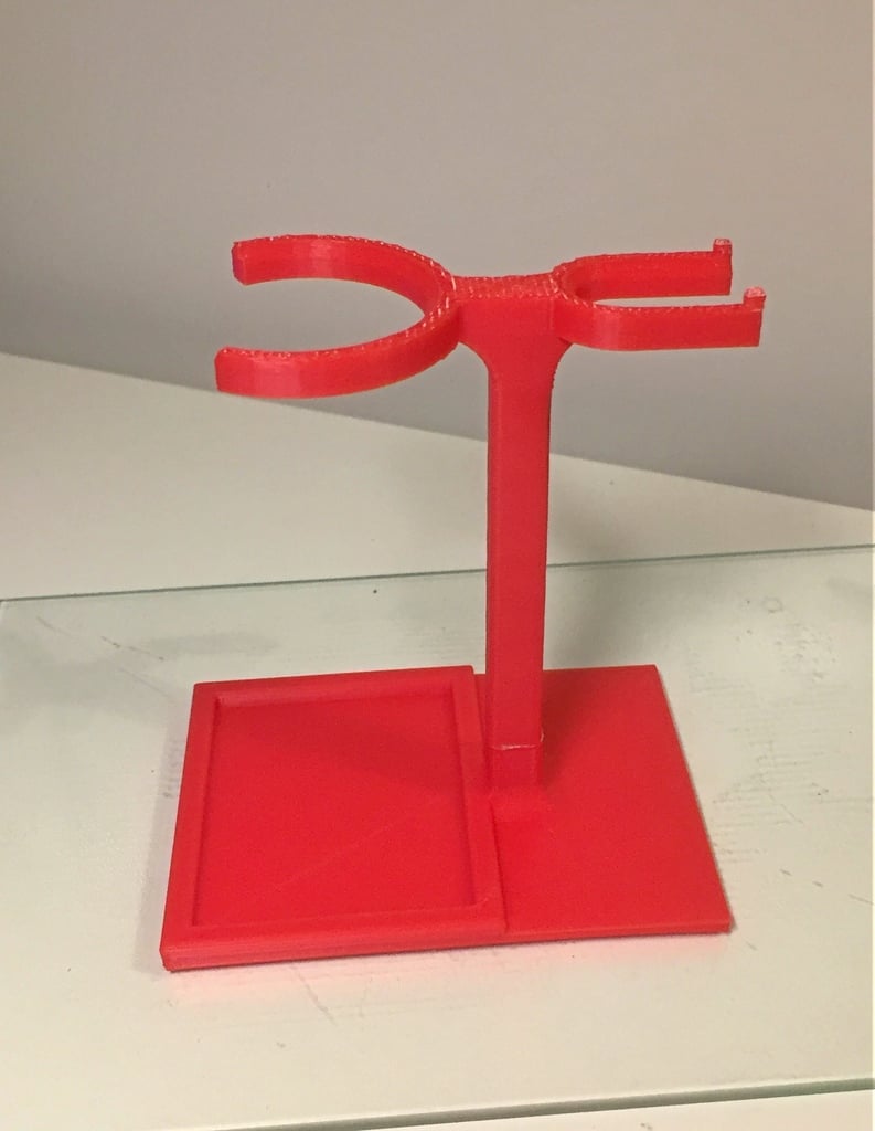 Safety razor blade and brush stand