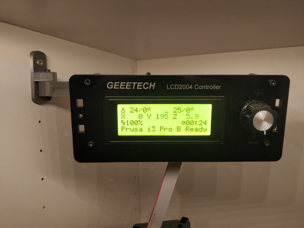 Removable Geeetech i3 B/C LCD holder for IKEA Stuva
