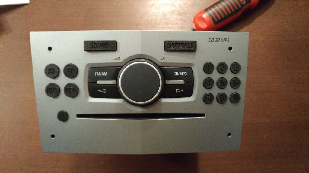 Replacement buttons for Opel CD30MP3 Car Radio