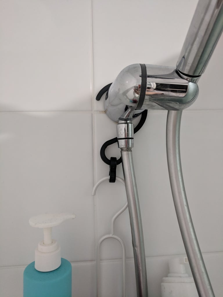 Adapter for shower cubicle caddy
