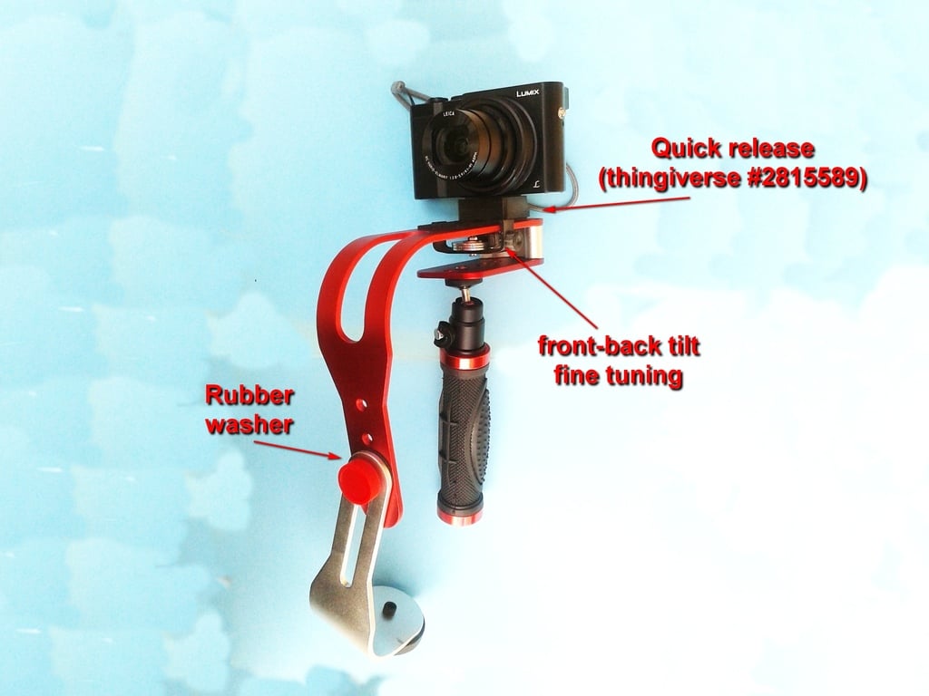 Stabilizer for Steadicam Enhancement with Quick Release