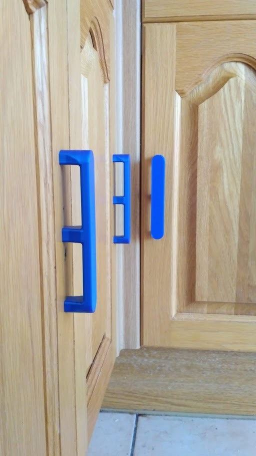 Kitchen cabinet handles with different models