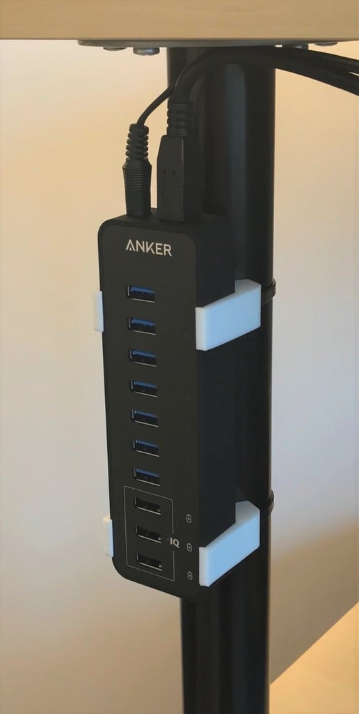 Anker USB Hub Mounting bracket for IKEA ADILS Table legs