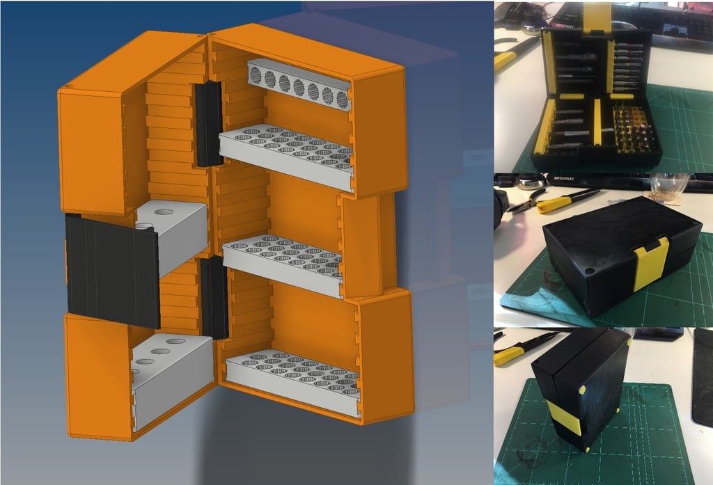 Modular Bit Storage System (Compatible with Bosch/Sortimo)