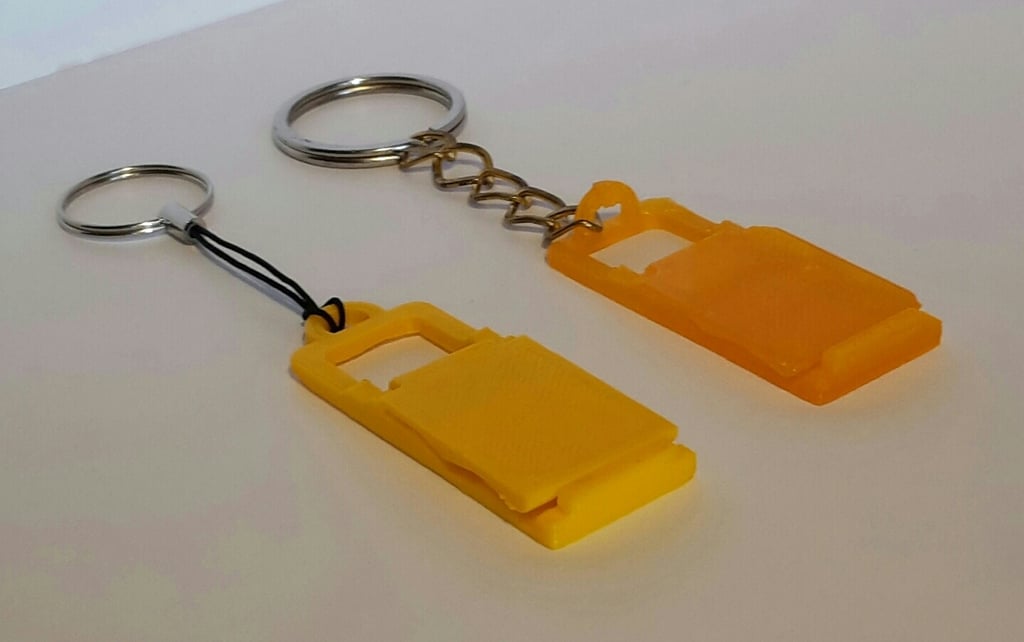 Smartphone holder and key ring