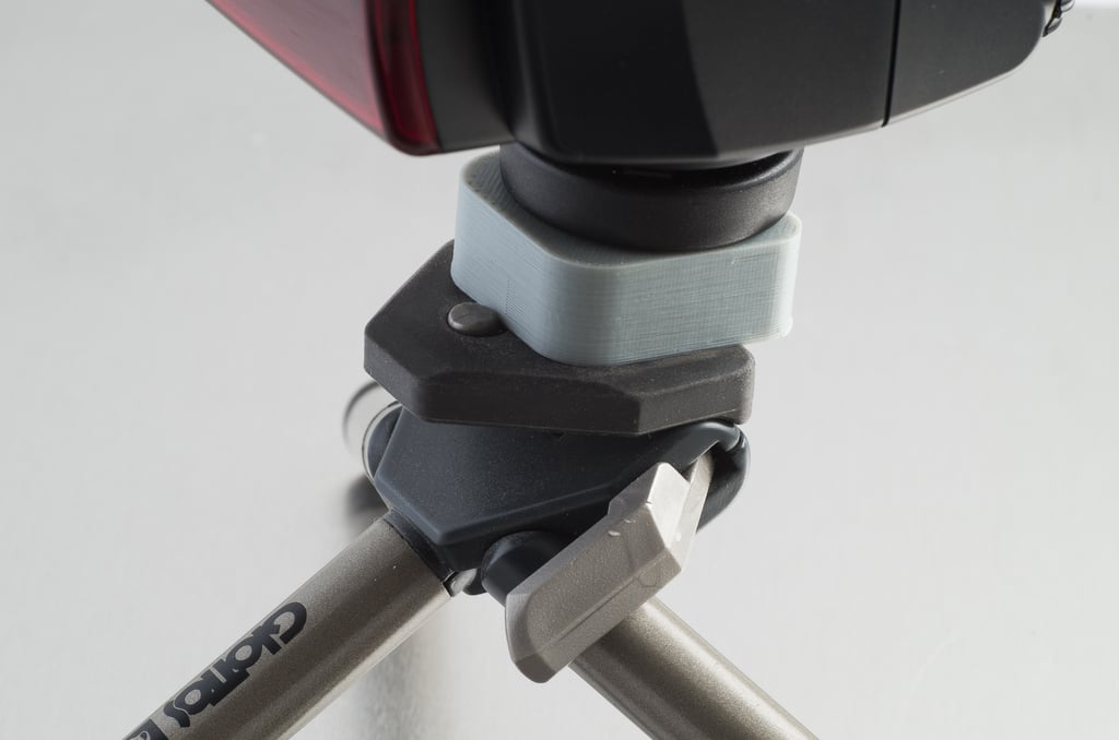 Hot Shoe Tripod Adapter for mounting flashes on a tripod