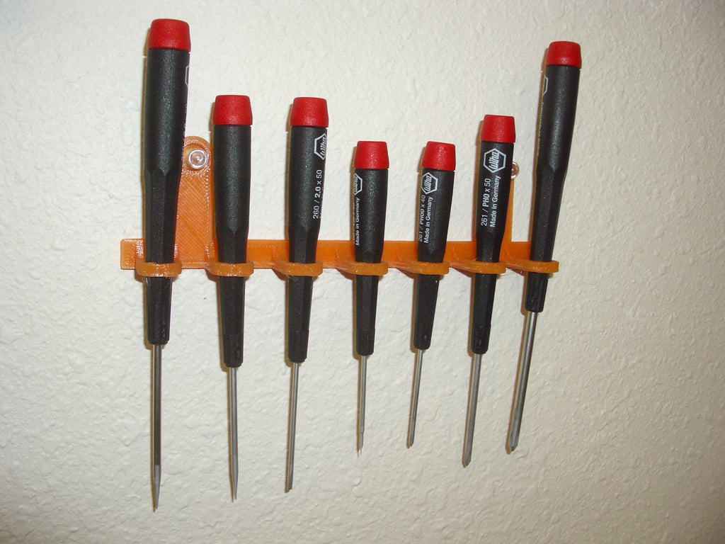 Wall Mounted Screwdriver Holder