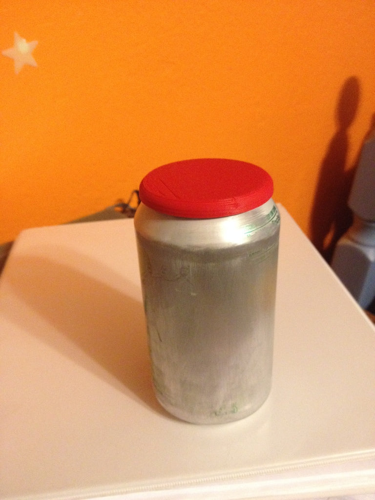 Beverage can lid for storage and spill protection