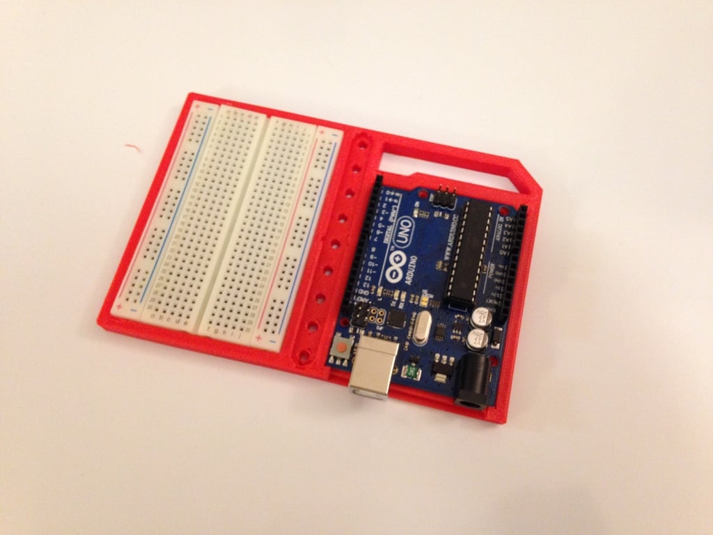 Arduino with Breadboard Holder