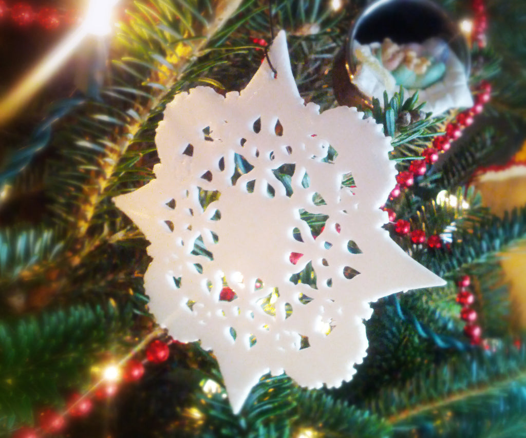 Gothic Snowflake Ornaments