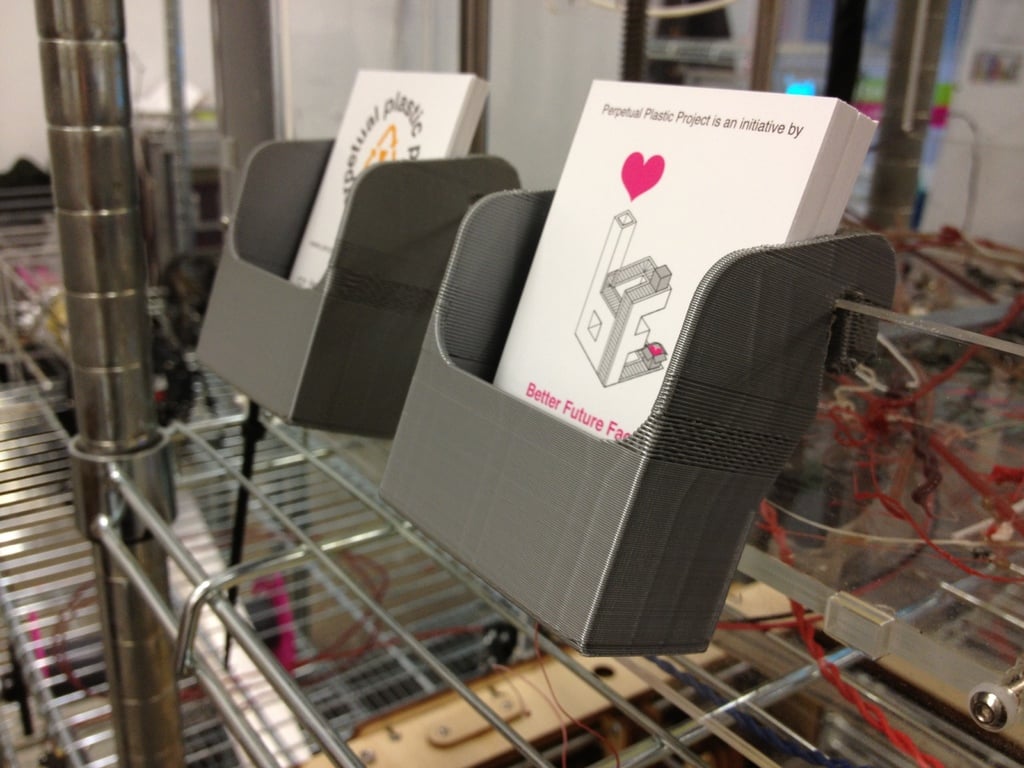 Business card holder for 3D printer