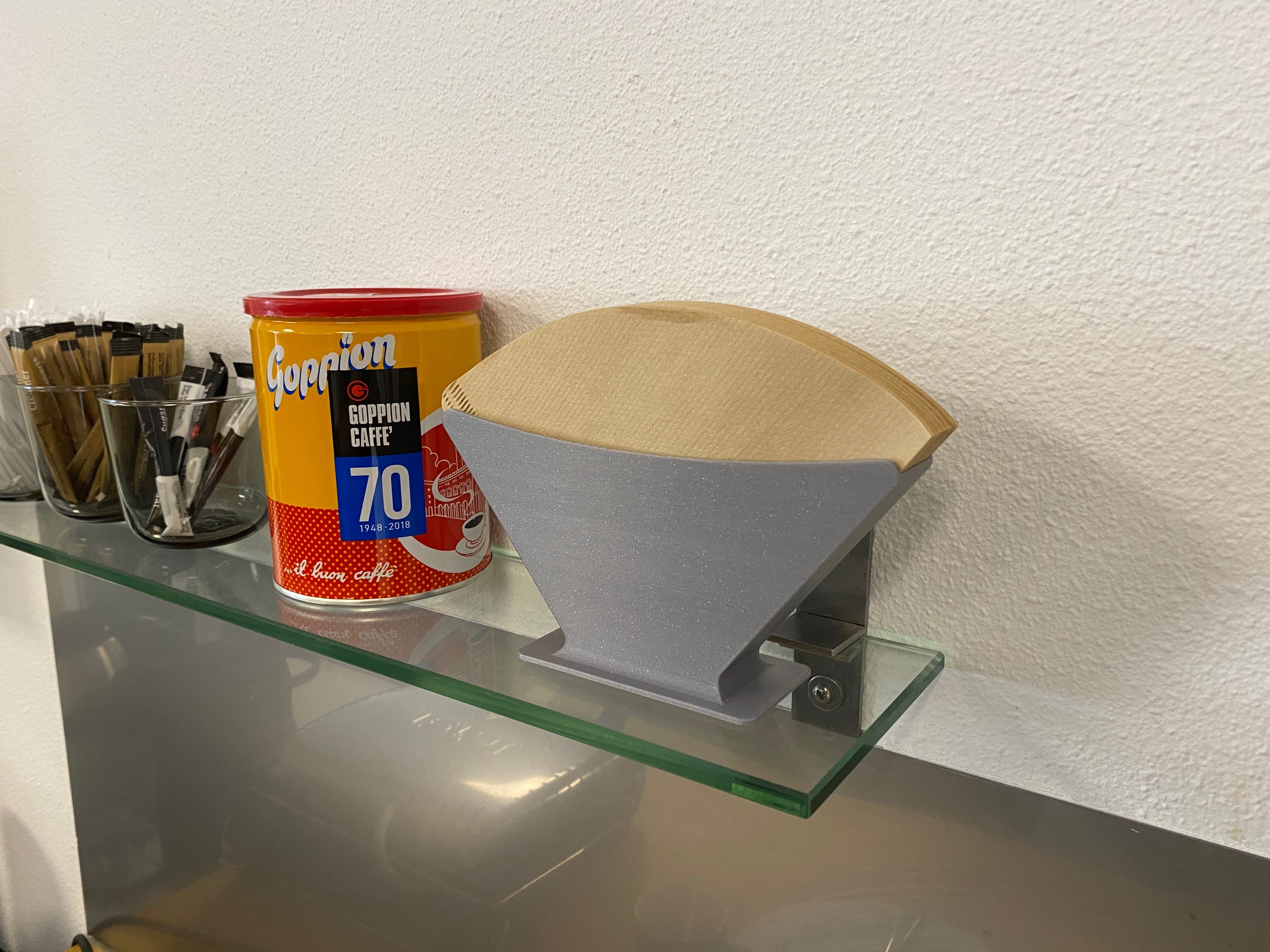 Coffee filter holder for the kitchen