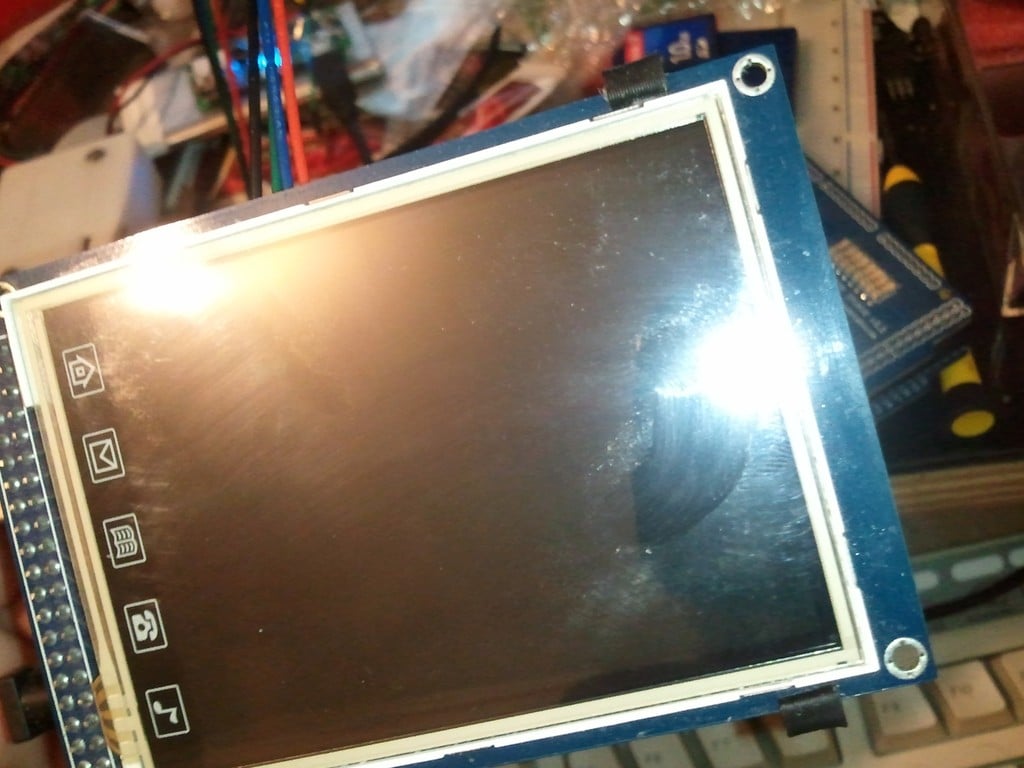 LCD screen holder for Arduino Mega Iteadstudio