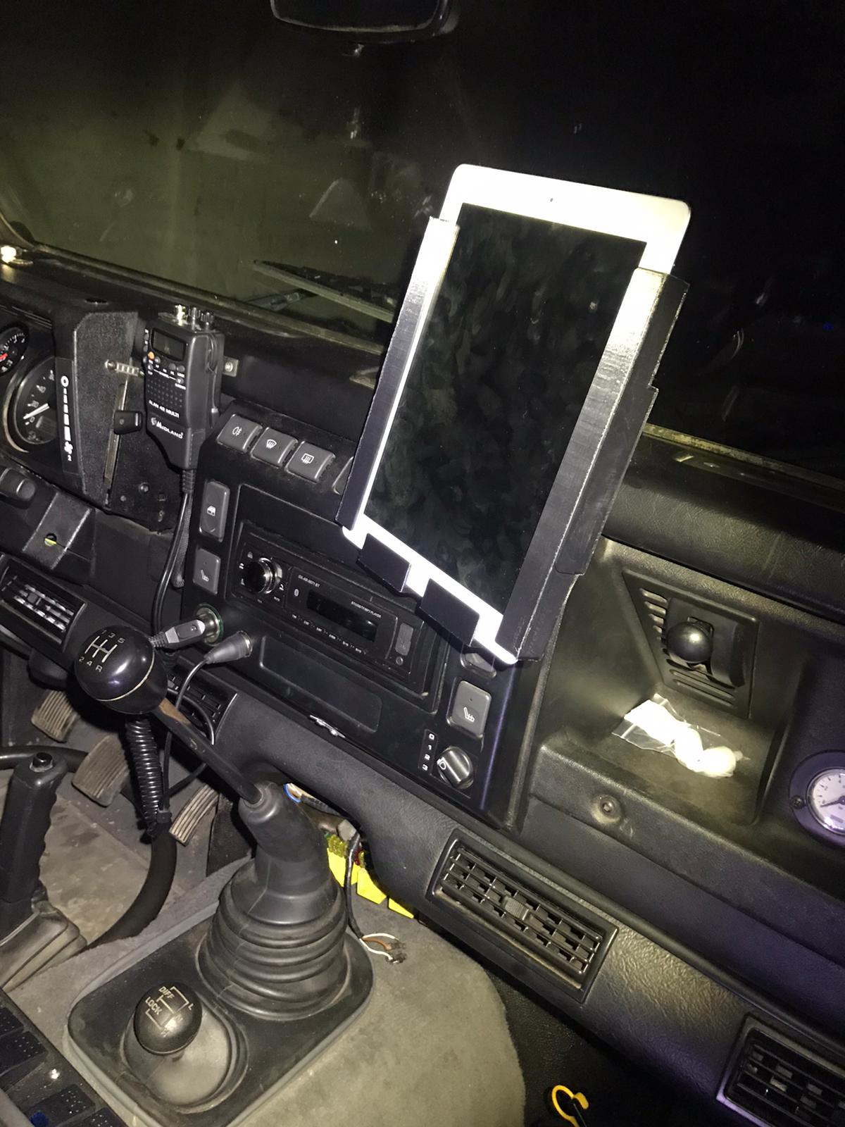 Adjustable Tablet / iPad Holder for Car with Ram Mount Compatibility