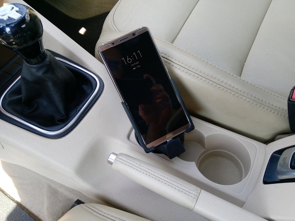 Cup Holder-Phone Holder for VW Golf, EOS, Jetta, Scirocco and More
