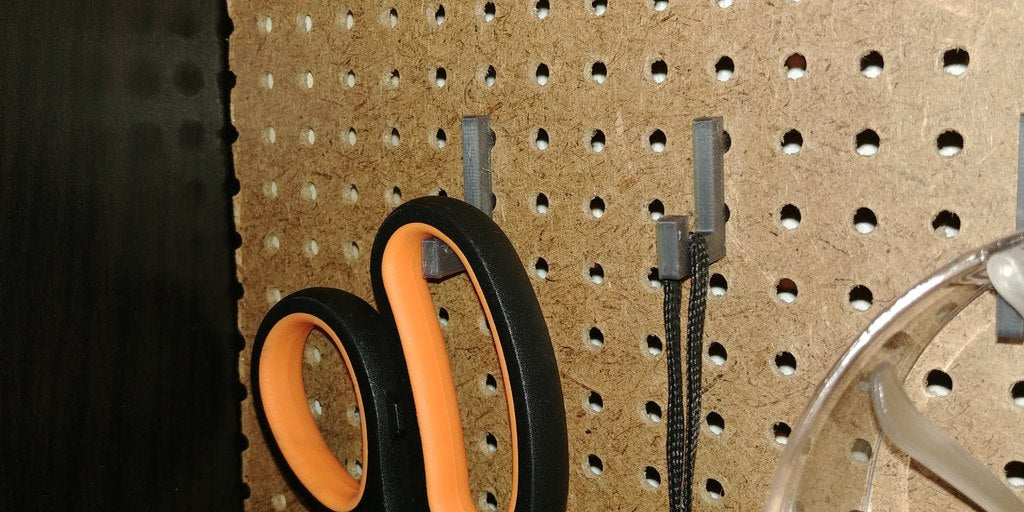 1/2 Inch Pegboard Kit with Hooks and Holders