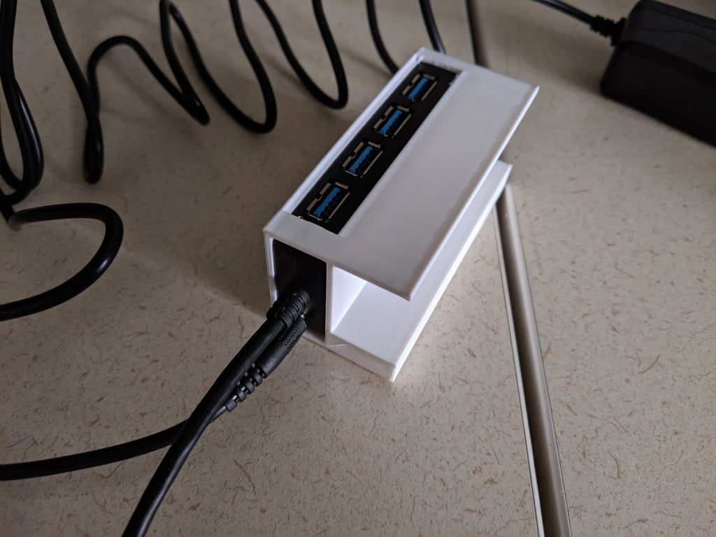USB Hub Holder for Desk Mount