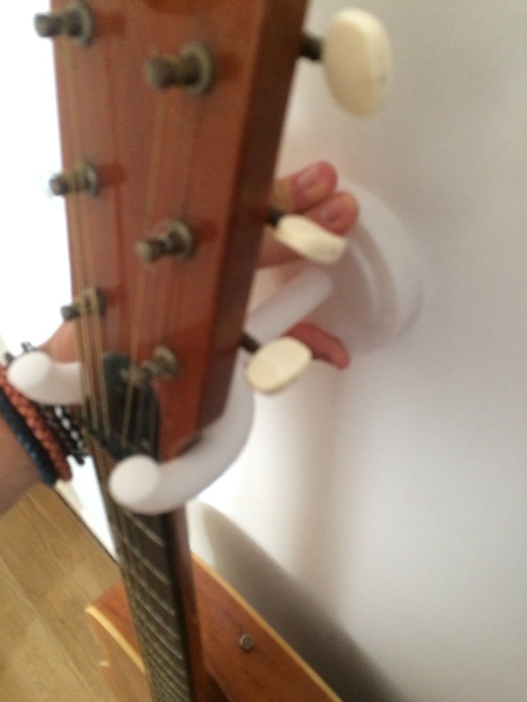 Guitar wall stand for 3D Print