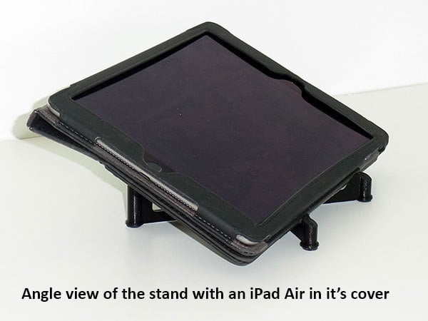 Modern and lightweight iPad / Tablet stand for desk