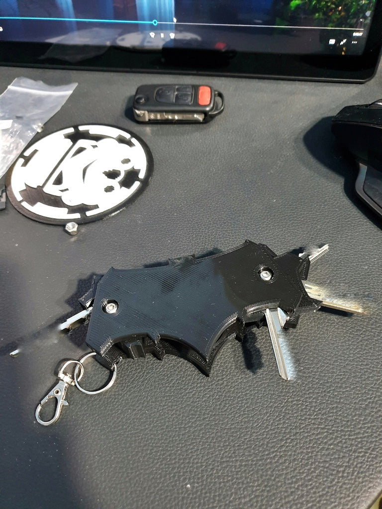 Batman Key organizer with NFC tags