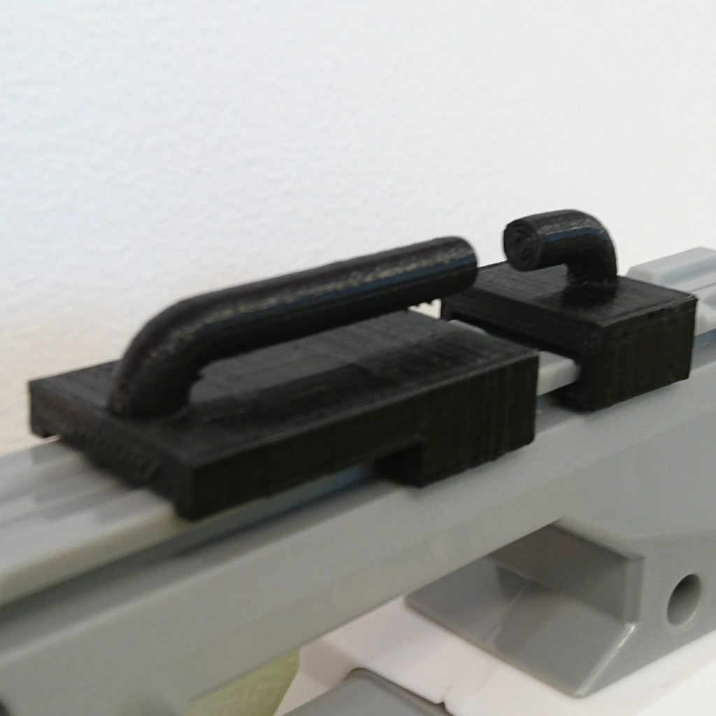 NERF Gun Shoulder Strap Rail Mounts for 50mm Luggage Strap