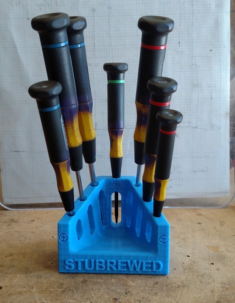 Screw holder for General Screwdriver Set with 7 Holes