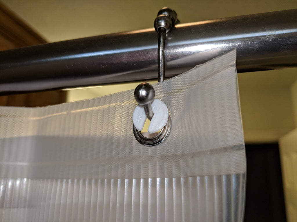 Shower Curtain Hanger Clip For Adjustable Rod