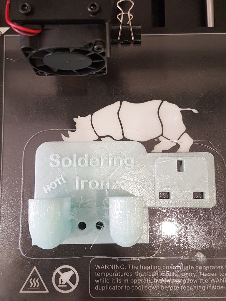 Holder for soldering iron