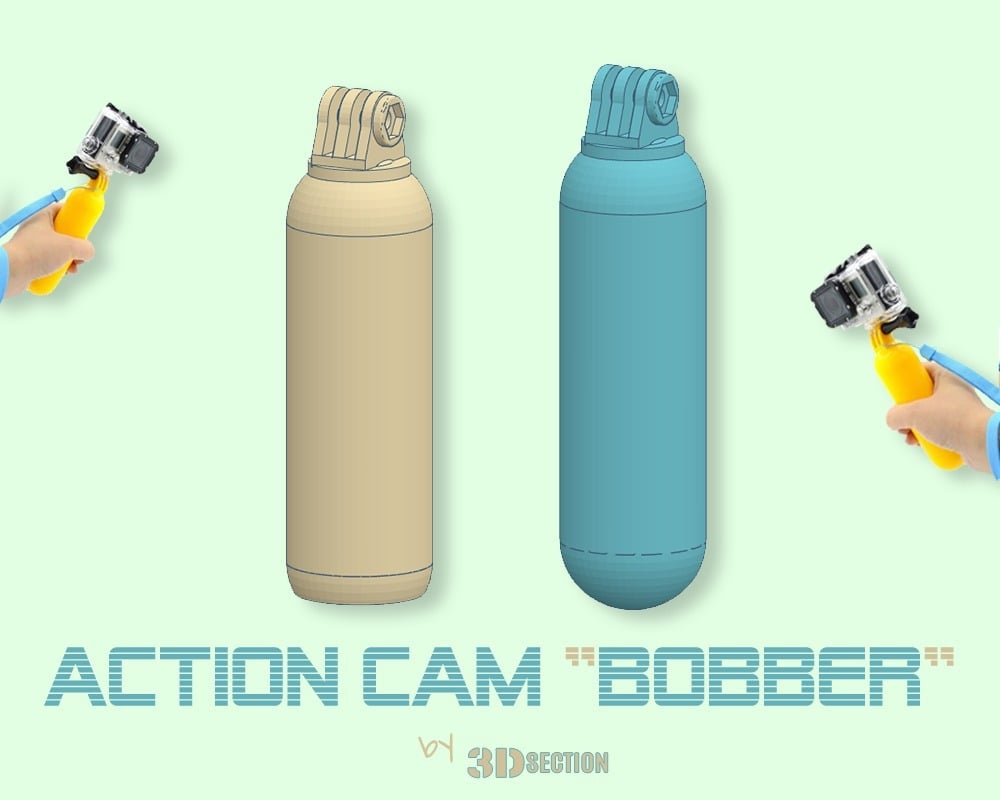 Waterproof Action Cam &quot;Bobber&quot; Accessories for Recording Underwater