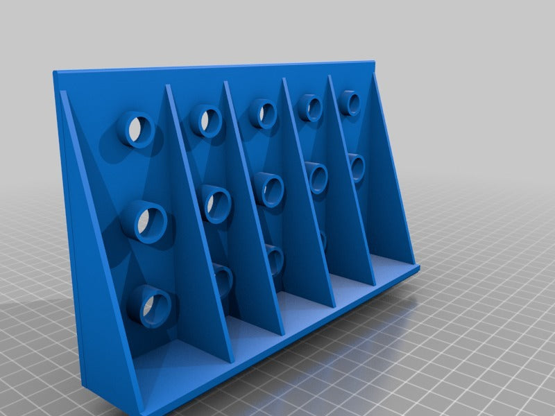 Pegboard holds 15 screwdrivers