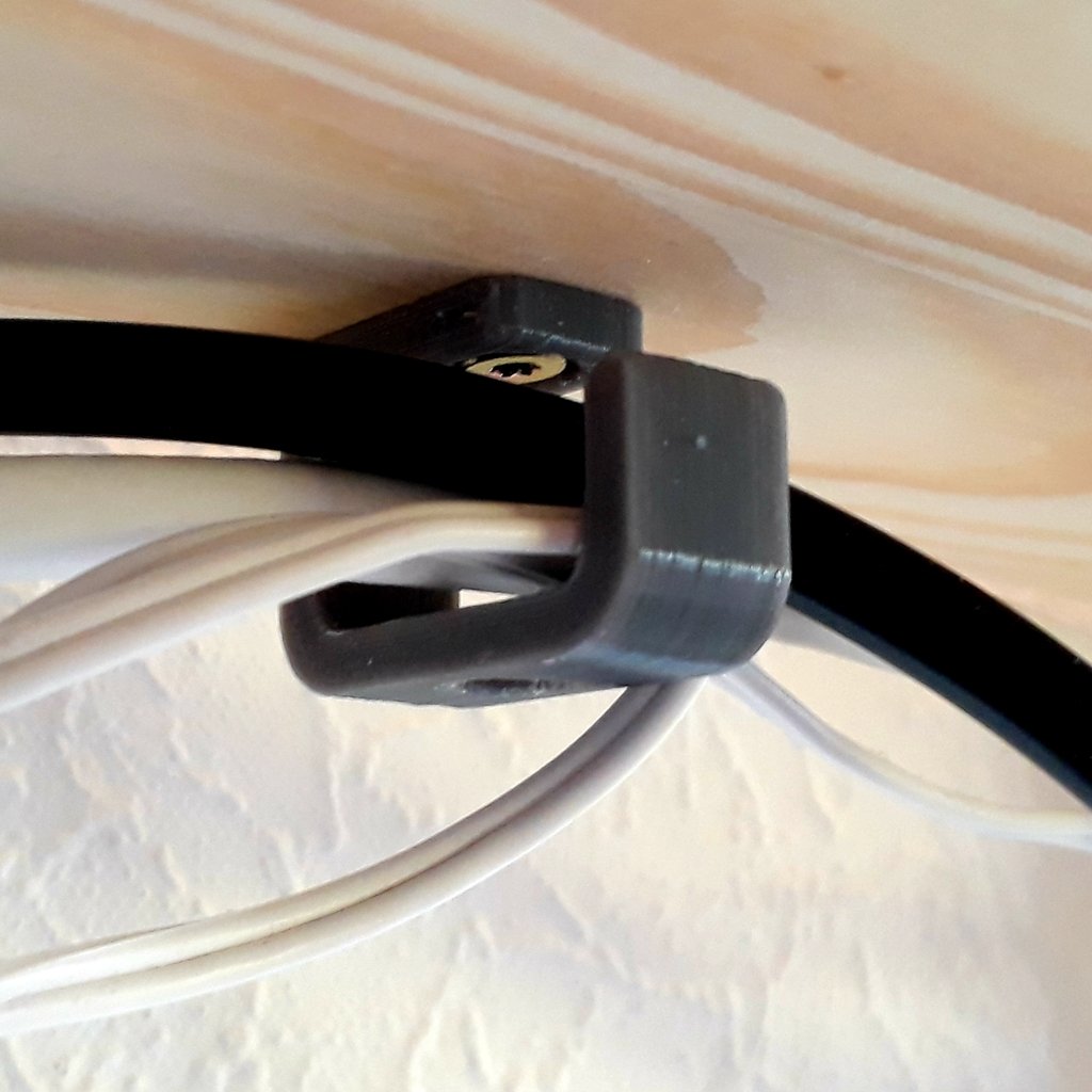 Cable management hook For Ikea Ivar Shelf