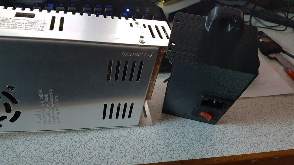 30 Amp PSU Underslung mounting for IKEA Lack table