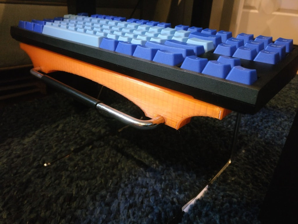 Customizable Keyboard Stand for Floor Desk