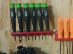 Wall Mount Holder for Tiny Screwdriver Set from Harbor Freight