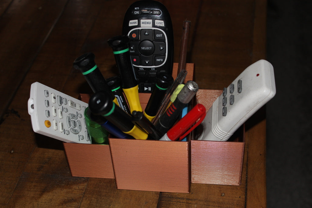 Table holder for remote controls