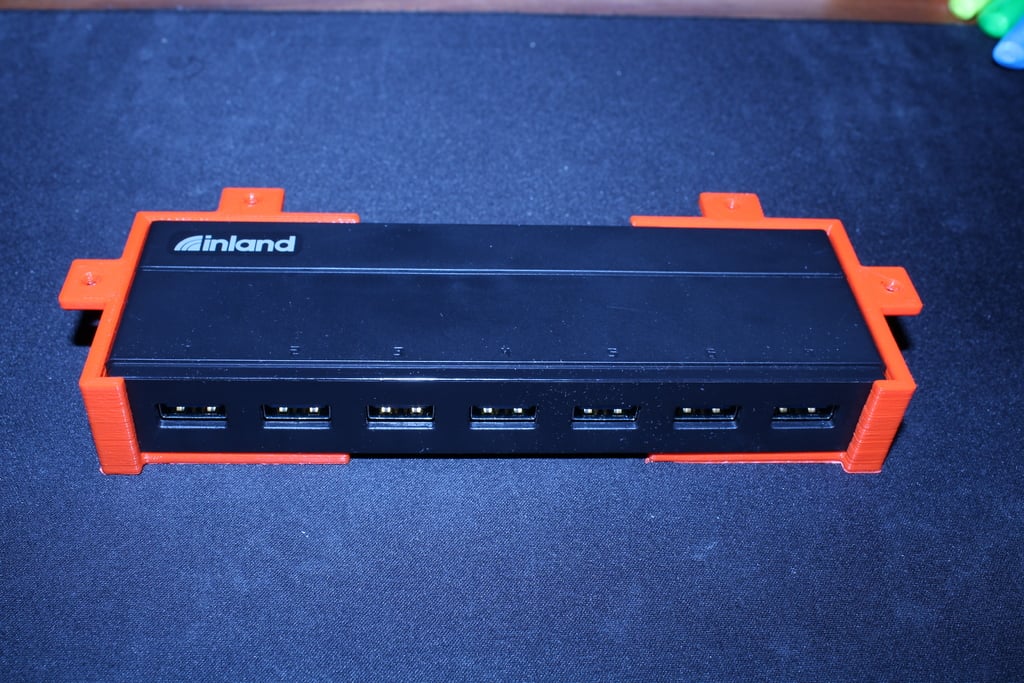 Inland 149617 USB-Hub Bracket for Under Desk