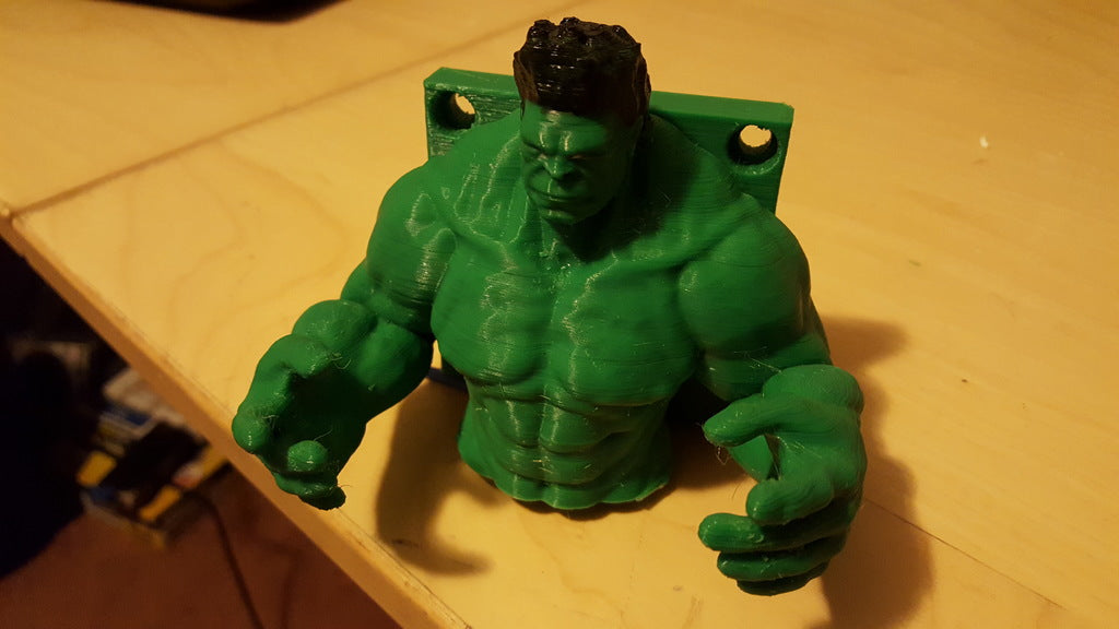 Hulk Wall Mount for Quadcopter Drone, Backpack, Hat, Guitar etc.
