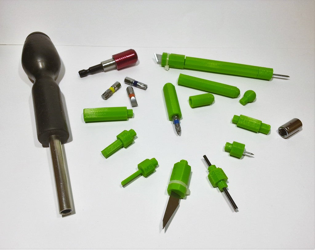 OMT² Project - Interchangeable Hex Bits &amp; Handles Tool Set