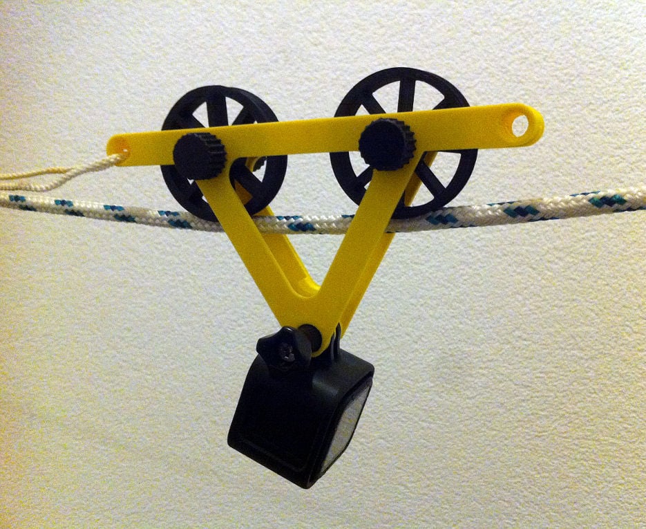 GoPro Cable Dolly for Sailing Yacht