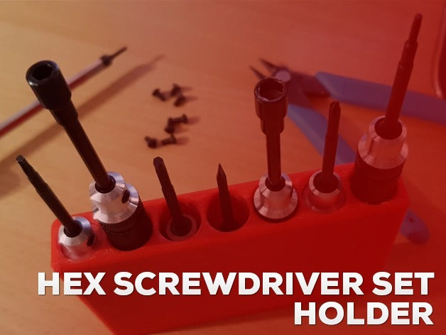 Hex Screwdriver Set Holder for Drones and RC Cars