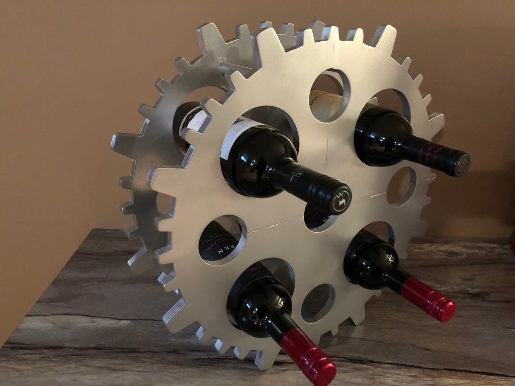 Gear Shaped Wine Holder