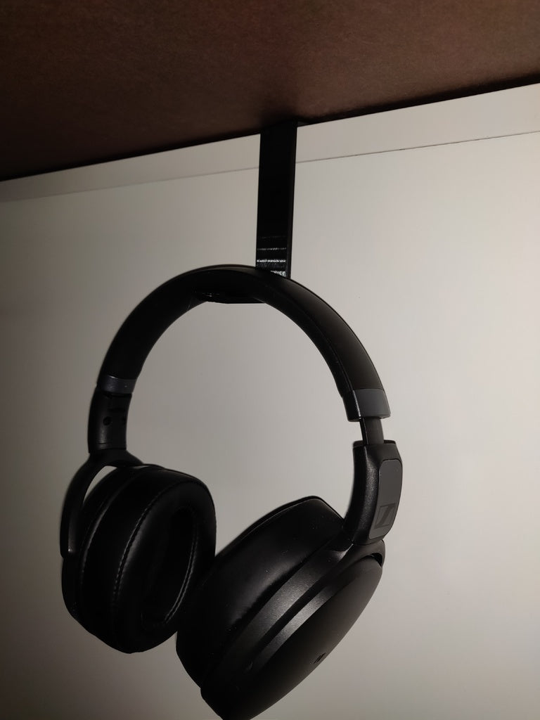 Headphone holder for Ikea Desk hack with Alex Skuffer