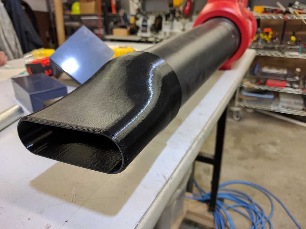 Focusing nozzle for Milwaukee M18 Fuel Leaf Blower