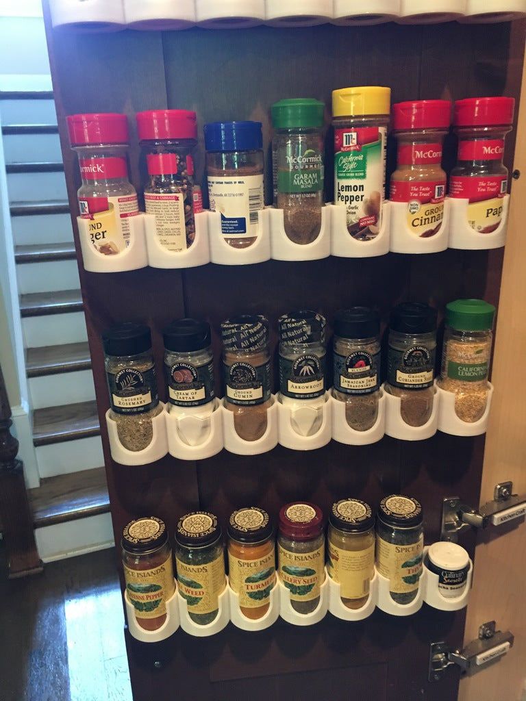 Spice rack with 4 places