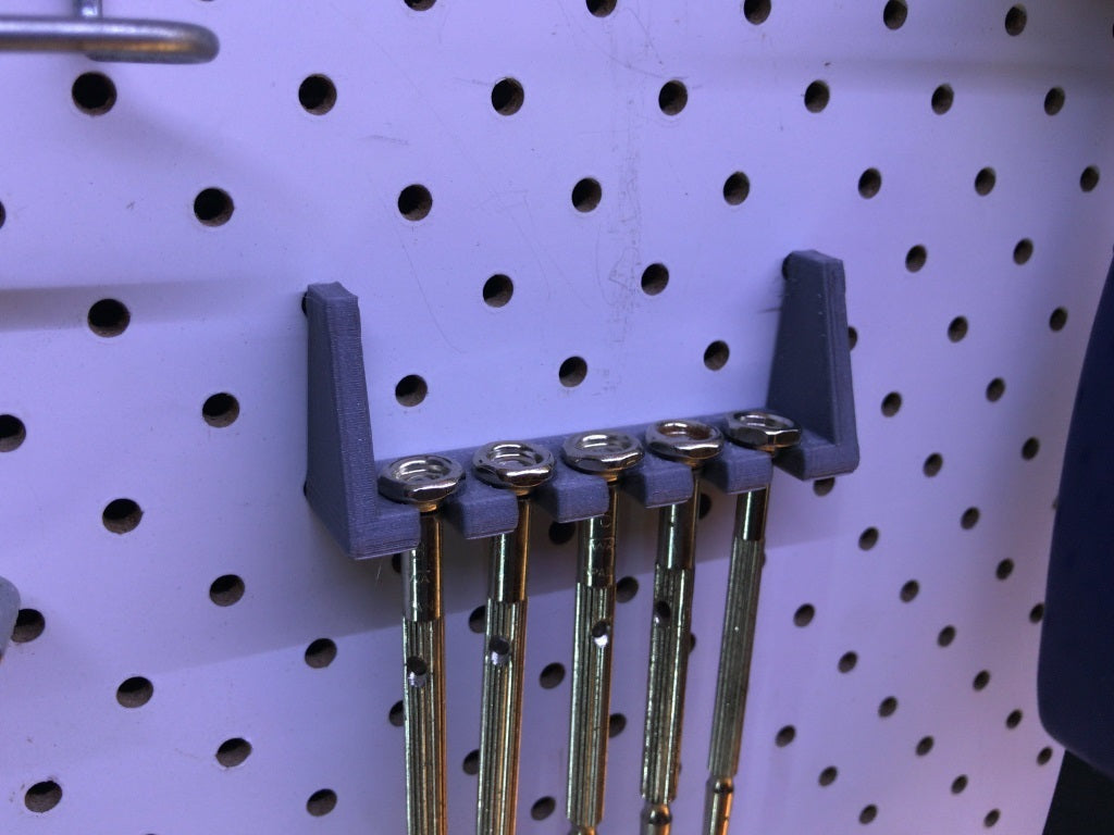 Precision screwdriver Rack for Pegboard