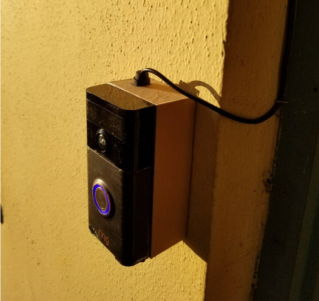 Solar Charged Ring Doorbell Offset Box