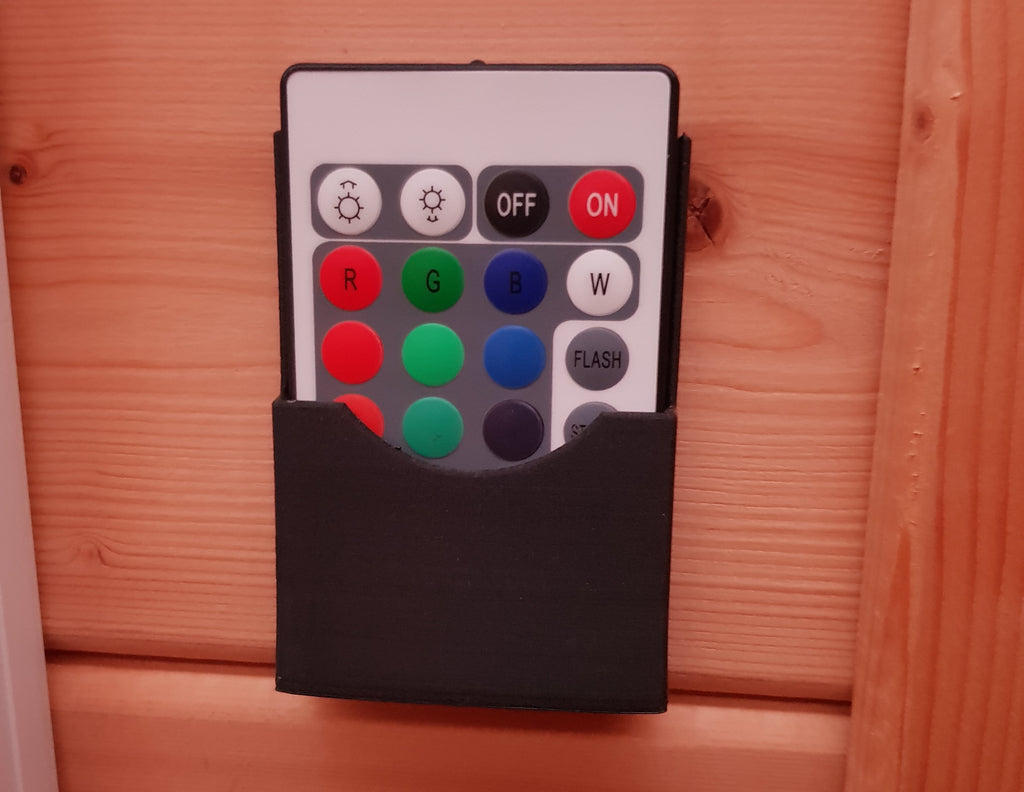 Wall-mounted remote control, hold for RGB LED-Strip